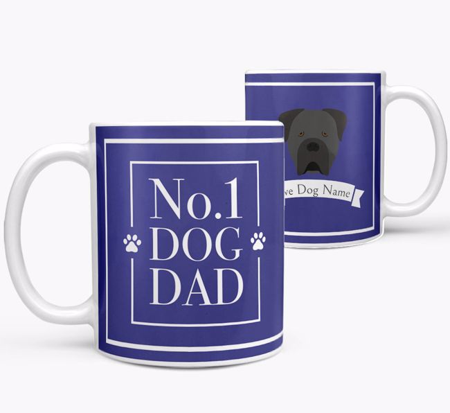 Personalised 'No.1 Dad' Mug from your {breedFullName}